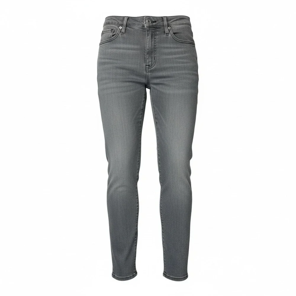J Crew Skinny Jeans Womens 30 Gray‎ High Rise Stretch Denim Pants